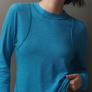 Anthropologie Pilcro Reconstructed Racer Tee